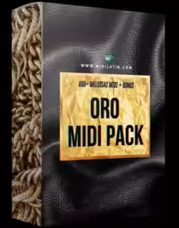 Midilatino ORO Reggaeton MIDI Pack [MiDi] - Sample Pack Artwork
