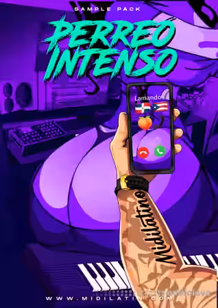 Midilatino Perreo Intenso Sample Pack [WAV, MiDi] - Sample Pack Artwork
