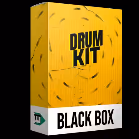Midilatino Reggaeton Drum Kit Black Box [WAV] - Sample Pack Artwork