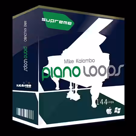 Mike Kalombo Piano Loops [WAV] - Sample Pack Artwork