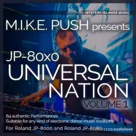 M.I.K.E. Push Presets JP-80x0 Universal Nation Vol.1 [Synth Presets] - Sample Pack Artwork