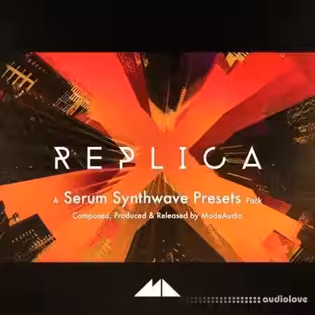 ModeAudio Replica Serum Synthwave Presets [WAV, Synth Presets] - Sample Pack Artwork