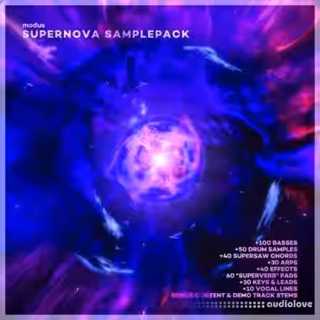Modus Supernova Samplepack [WAV] - Sample Pack Artwork