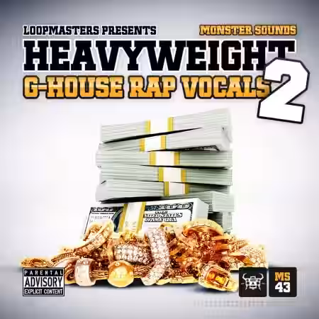 Monster Sounds Heavyweight G-House Rap Vocals Vol.2 [MULTiFORMAT] - Sample Pack Artwork
