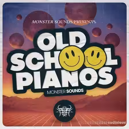 Monster Sounds Old School Pianos [WAV] - Sample Pack Artwork