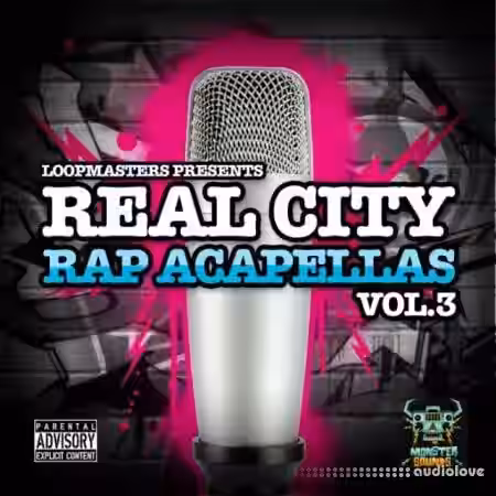 Monster Sounds Real City Rap Acapellas Vol.3 [MULTiFORMAT] - Sample Pack Artwork