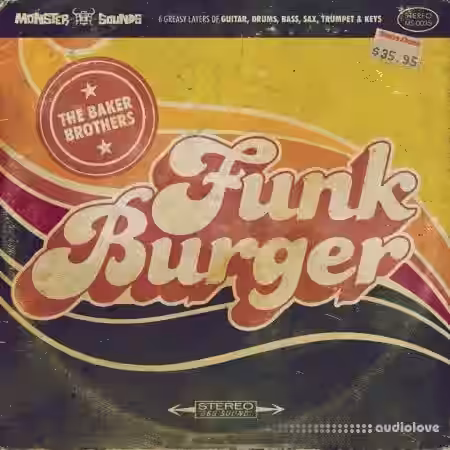 Monster Sounds The Baker Brothers Vol.4 Funk Burger [WAV, REX] - Sample Pack Artwork