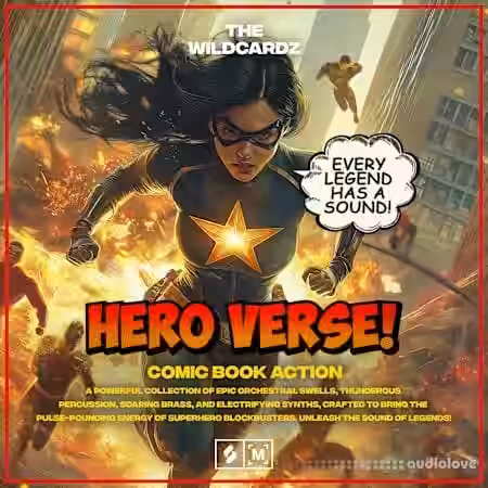 Montage By Splice Hero Verse: Comic Book Action [WAV] - Sample Pack Artwork
