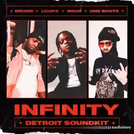 Moodf1x Detroit Drum Kit Infinity [Bundle] [WAV, MiDi, Synth Presets] - Sample Pack Artwork