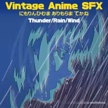 Moon Echo Audio Vintage Anime SFX Thunder Rain Wind [WAV] - Sample Pack Artwork