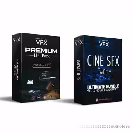 Movie Effects VFX CINE SFX Vol.1 Ultimate Bundle & Premium LUT Pack [WAV] - Sample Pack Artwork