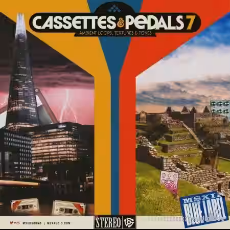 MSXII Sound Cassettes and Pedals Vol.7 [WAV] - Sample Pack Artwork