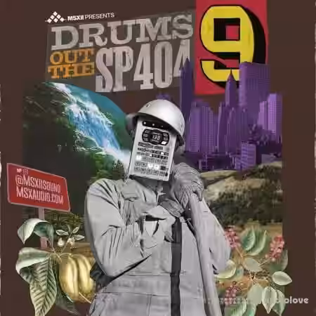 MSXII Sound Design Drums Out The SP404 Vol.9 [WAV] - Sample Pack Artwork