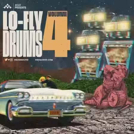 MSXII Sound Design Lo-Fly Drums Vol.4 [WAV] - Sample Pack Artwork