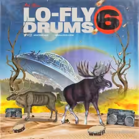 MSXII Sound Lo-Fly Drums 6 [WAV] - Sample Pack Artwork