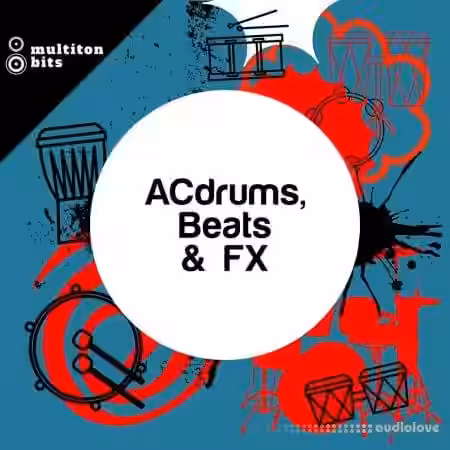 Multiton Bits ACdrums, Beats and FX [WAV] - Sample Pack Artwork
