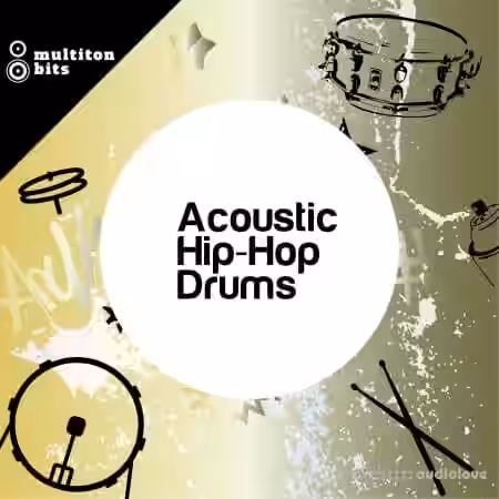 Multiton Bits Acoustic Hip-Hop Drums [WAV] - Sample Pack Artwork