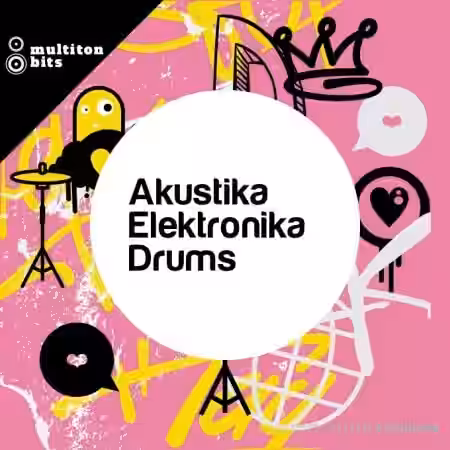 Multiton Bits Akustika Elektronika Drums [WAV] - Sample Pack Artwork