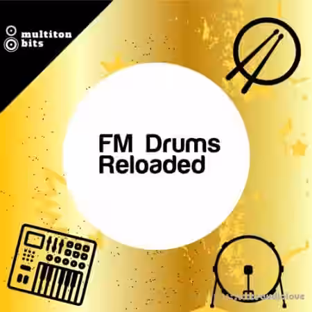 Multiton Bits FM Drums Reloaded [WAV] - Sample Pack Artwork