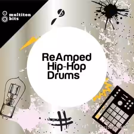 Multiton Bits ReAmped Hip-Hop Drums [WAV] - Sample Pack Artwork