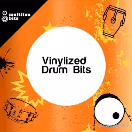 Multiton Bits Vinylized Drum Bits [WAV] - Sample Pack Artwork