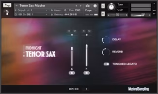 Musical Sampling Midnight: Tenor Sax [KONTAKT]
