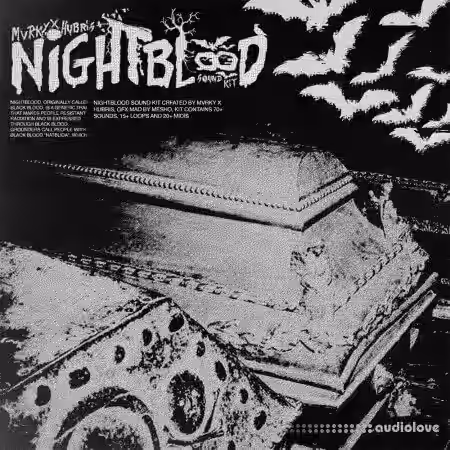 MVRKY NIGHTBLOOD Drum Kit [WAV, MiDi, Synth Presets, DAW Templates] - Sample Pack Artwork