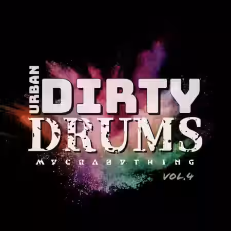 Mycrazything records Urban Dirty Drums Vol.4 [WAV] - Sample Pack Artwork