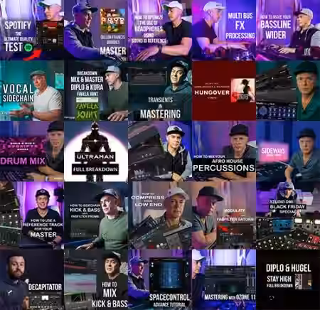 MyMixLab Tutorials BUNDLE 118-in-1 [TUTORiAL] - Sample Pack Artwork