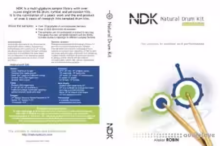 NaturalDrum NDK [KONTAKT, WAV, Halion] - Sample Pack Artwork