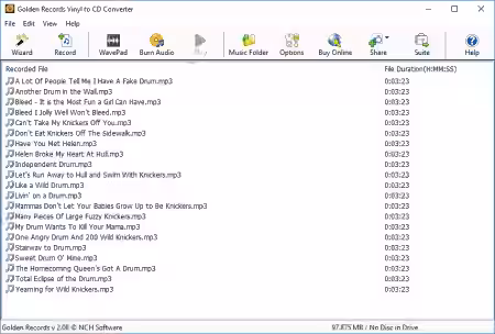 NCH Software Golden Records Plus v3.03 [WiN] - Sample Pack Artwork