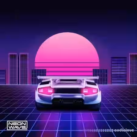 Neon Wave Digi Grid: Outrun Sounds [WAV, MiDi, Synth Presets] - Sample Pack Artwork
