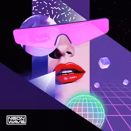 Neon Wave Fire and Ice 80s Italo and Hi-NRG [WAV, Synth Presets, MiDi] - Sample Pack Artwork