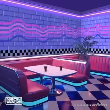 Neon Wave Midnight Run - Retro Futurism [WAV] - Sample Pack Artwork