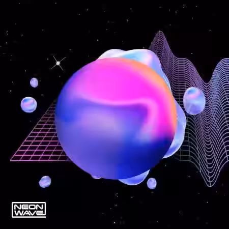 Neon Wave Night Transmission: Modern Synthwave [Synth Presets, WAV, MiDi] - Sample Pack Artwork