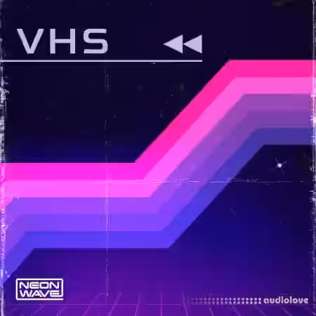 Neon Wave Rewind and Repeat Retro VHS Melodics [WAV] - Sample Pack Artwork