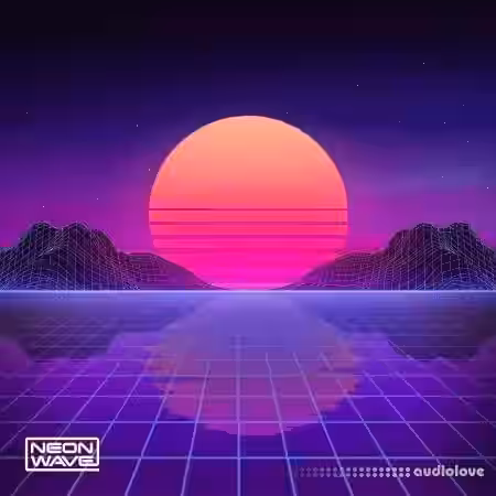 Neon Wave Synthetic Sunsets Synthwave Sounds [WAV, MiDi, Synth Presets] - Sample Pack Artwork