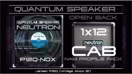 Neutron Studios NDX Quantum Speaker pack QS-P12Q-NDX NAM Profiles - Sample Pack Artwork