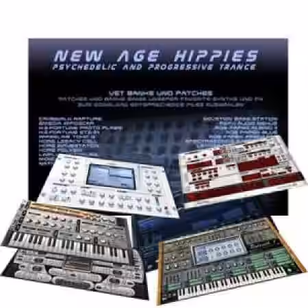 New Age Hippies VST Banks and Patches [Synth Presets] - Sample Pack Artwork