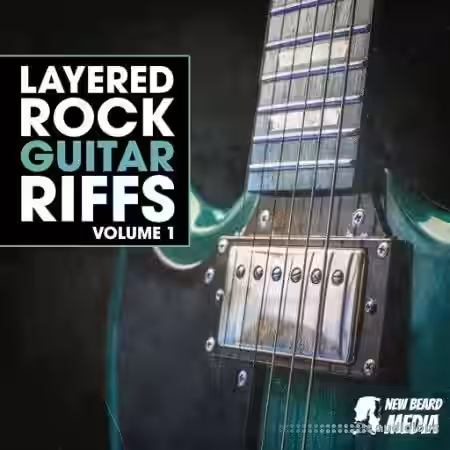 New Beard Media Layered Rock Guitar Riffs Vol.1 [WAV] - Sample Pack Artwork