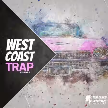 New Beard Media West Coast Trap Vol.1 [WAV] - Sample Pack Artwork