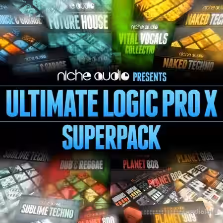 Niche Audio Ultimate Logic Pro X Superpack [DAW Templates] - Sample Pack Artwork