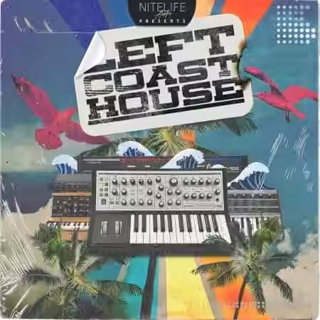 NITELIFE Audio Left Coast House [WAV] - Sample Pack Artwork