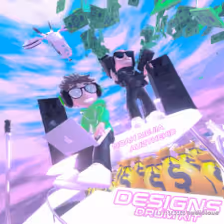 Noah Mejia & Auz The Kid Designs Drum Kit [WAV] - Sample Pack Artwork