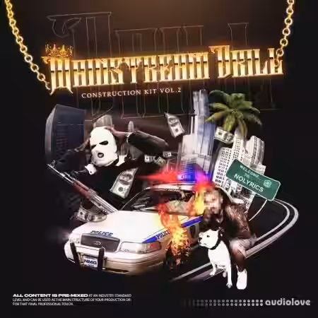 nolyrics MAINSTREAM DRILL Vol.2 [WAV, MiDi, DAW Templates] - Sample Pack Artwork
