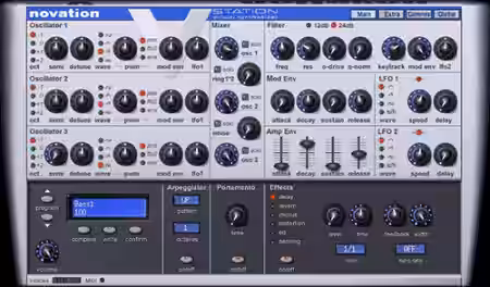 Novation V-Station v2.6 [WiN, MacOSX] - Sample Pack Artwork