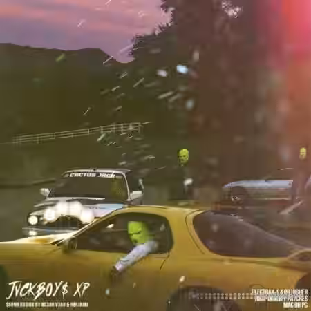 Ocean Veau and Imperial JVCKBOY XP (ElectraX) + Drum Kit [WAV, Synth Presets] - Sample Pack Artwork