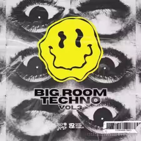 Olly James Big Room Techno Vol.3 [WAV, MiDi, Synth Presets] - Sample Pack Artwork