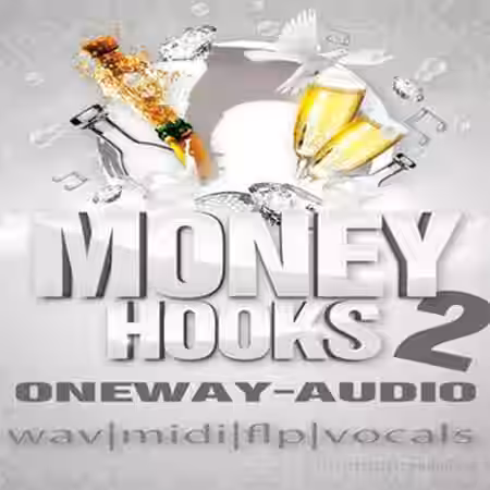 Oneway Audio Money Hooks 2 [WAV, MiDi, DAW Templates] - Sample Pack Artwork
