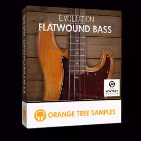 Orange Tree Samples Evolution Flatwound Bass v1.3.0 [KONTAKT] - Sample Pack Artwork